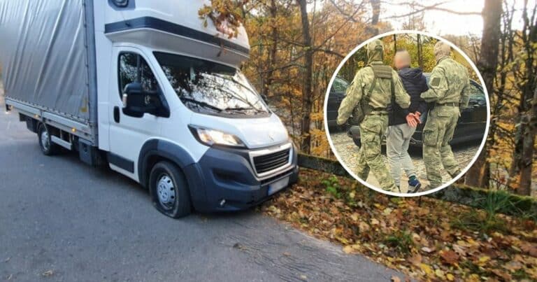 Funkcjonariusze strzelali w koła. Pościg za uzbrojonym autem… w wyrzutnię kolców