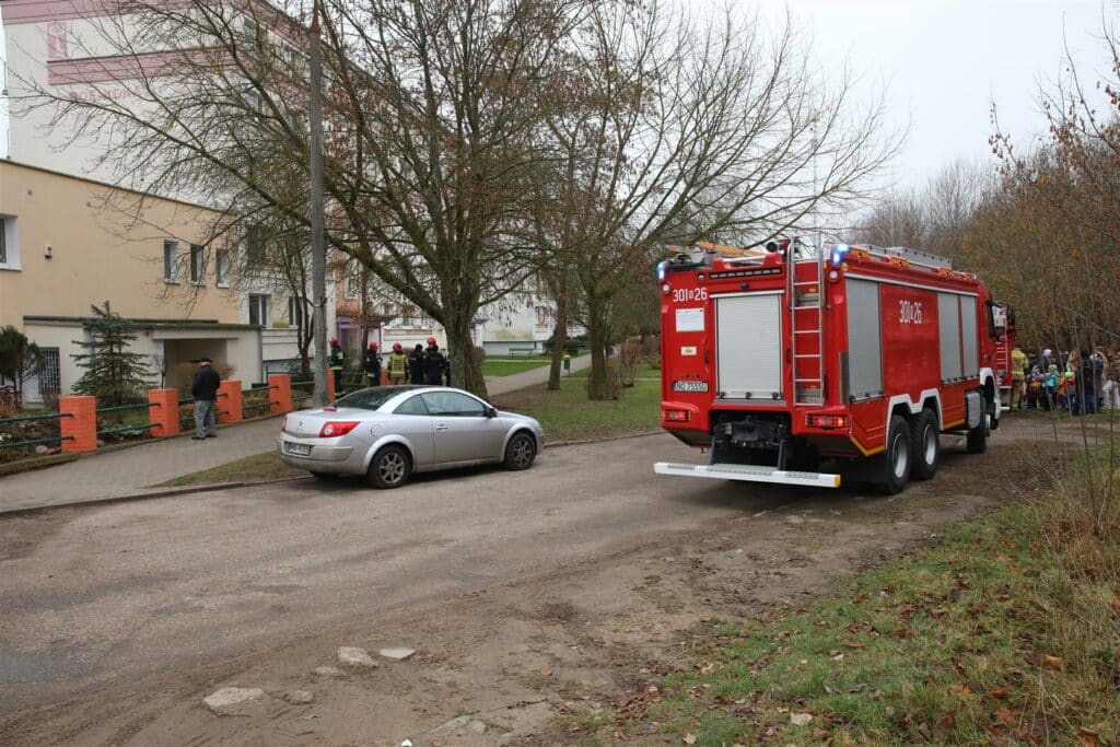 Pożar w olsztyńskim przedszkolu. Ewakuacja dzieci i personelu pożar Olsztyn, Wiadomości