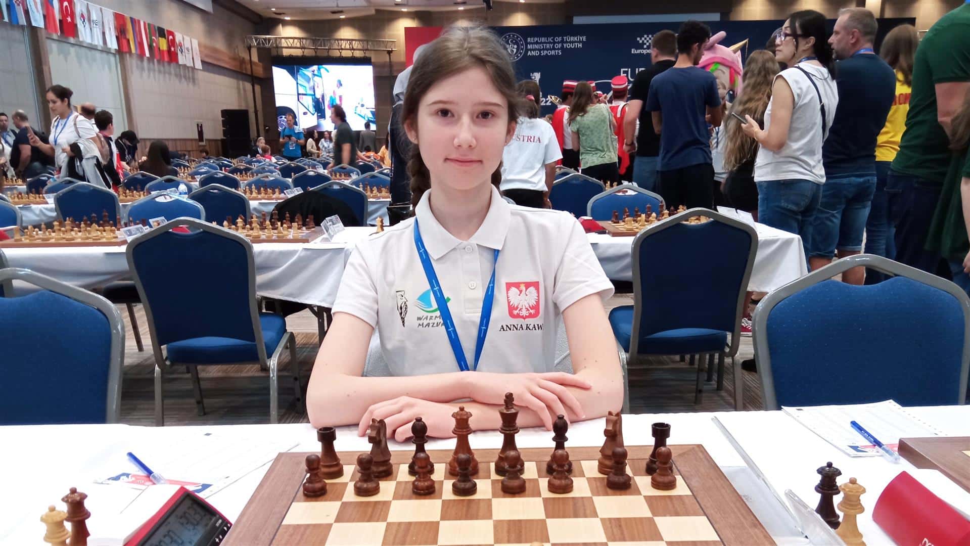 Ania Kawa rozegrała świetny turniej na Mistrzostwa Europy Juniorów w Szachach sport Olsztyn, TOP, Wiadomości