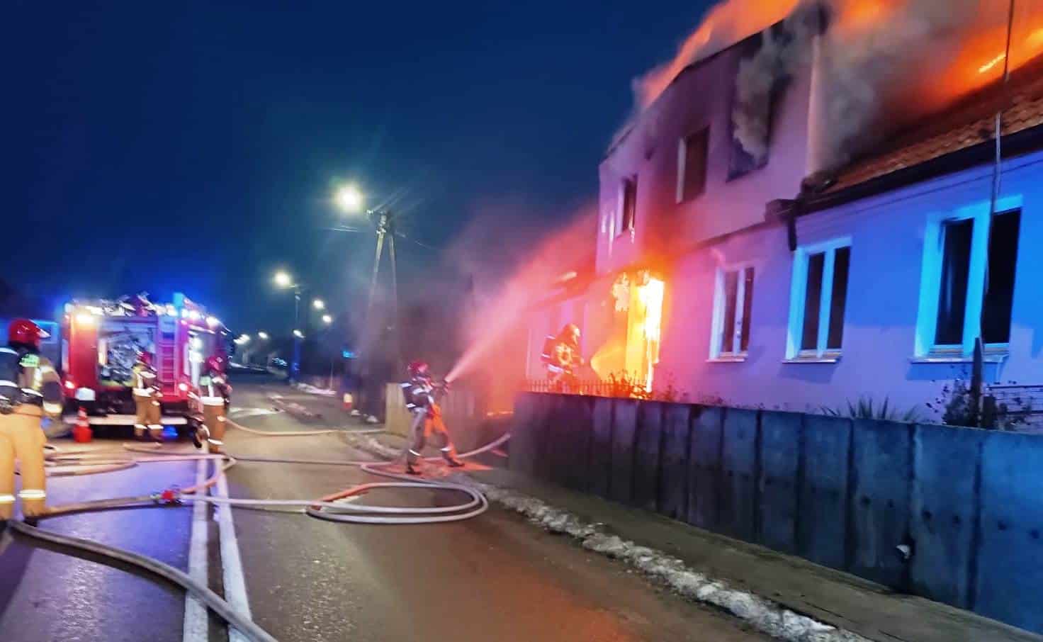 Gdyby nie odwaga strażaków, doszłoby do ogromnej eksplozji pożar Elbląg, Olsztyn, Wiadomości