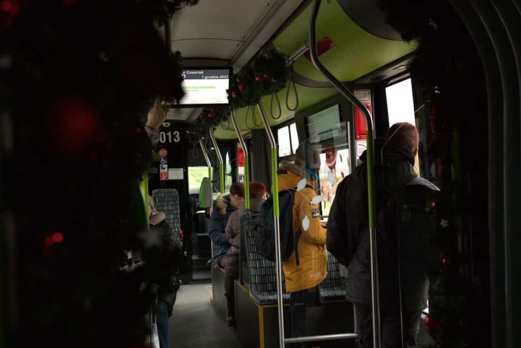Świąteczny tramwaj powrócił na ulice Olsztyna! tramwaje Olsztyn, Wiadomości