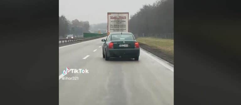 Samochód z Działdowa „gwiazdą” TikToka