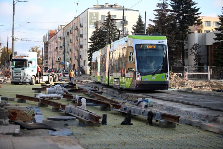 Organizacja ruchu: ruch tramwajowy na ul. Kościuszki