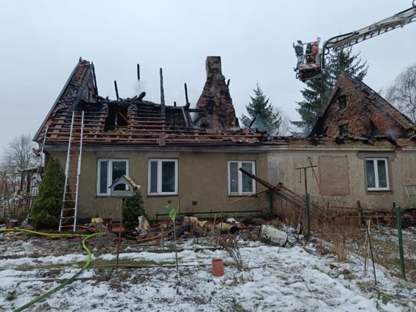 W wyniku pożaru ucierpiały dwie rodziny pożar Olsztyn, Wiadomości