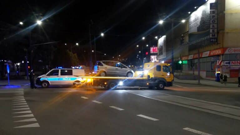 Akcja policji w centrum Olsztyna