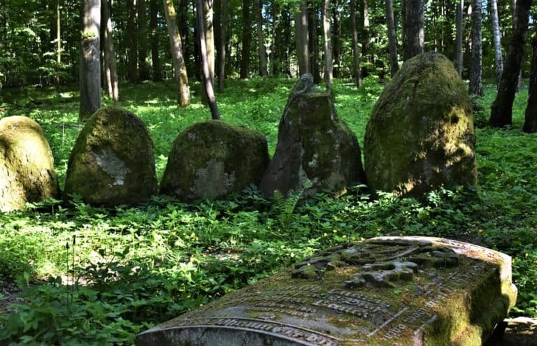 Tajemniczy cmentarz ukryty w mazurskim lesie od dekad budzi grozę