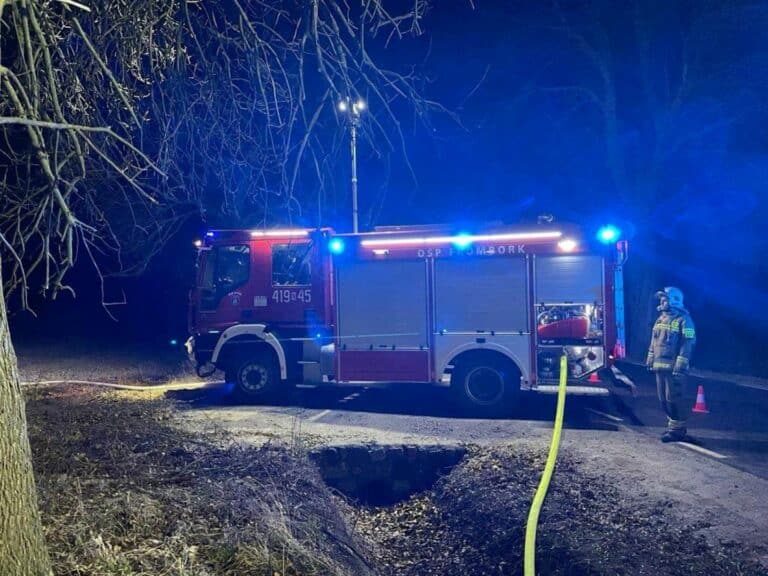 Pożar stodoły. Zginęło 30 cieląt
