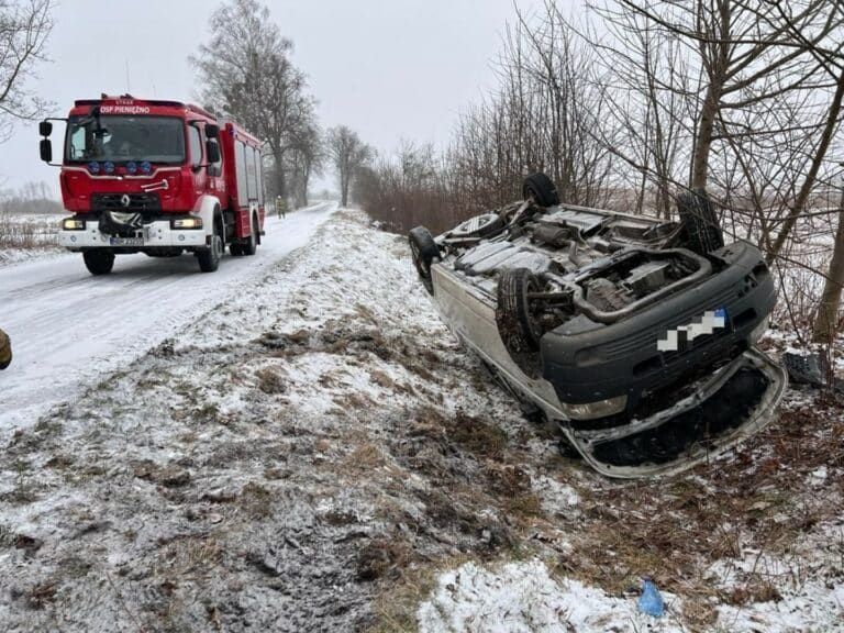 Niebezpiecznie na drogach w regionie. Doszło do wielu wypadk&oacute;w