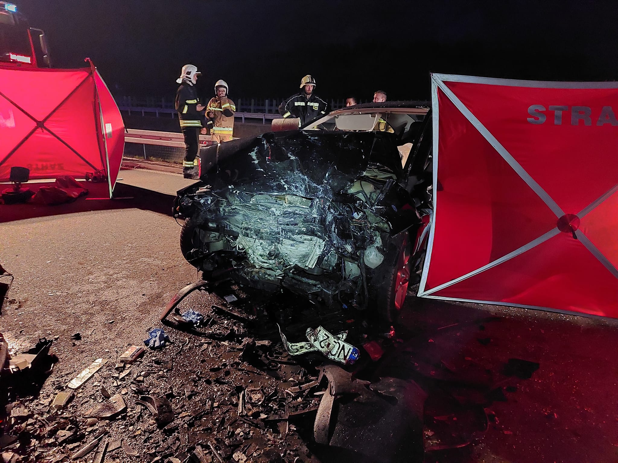 Tragiczny wypadek w pobliżu Olsztyna: Czołowe zderzenie na drodze serwisowej S51 wypadek Olsztyn, Wiadomości