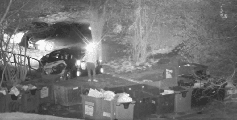 Mężczyzna nie sądził, że jego przestępstwo  zostanie zarejestrowane przez kamery