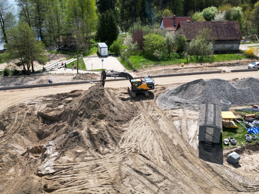 Jest duży postęp prac przy budowie nowej drogi w Olsztynie. ZDJĘCIA ruch drogowy Olsztyn, Wiadomości, zShowcase