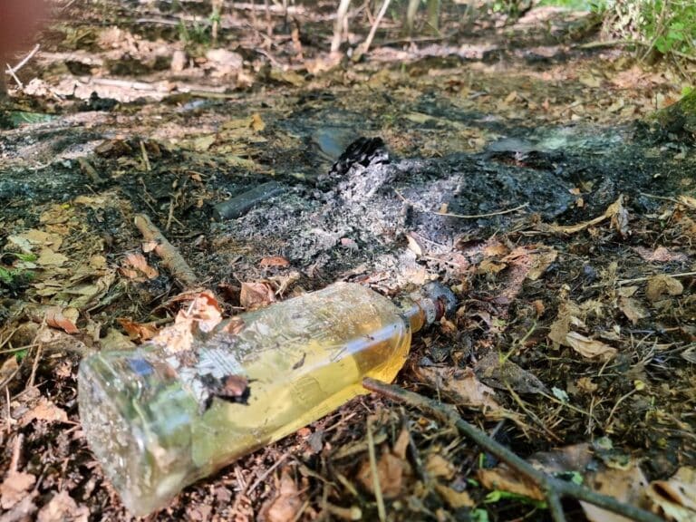 Znaleziono zwęglone ciało człowieka przy Plaży Miejskiej [AKTUALIZACJA]