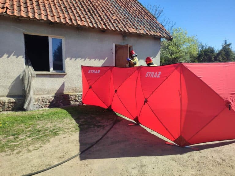 Tragiczny pożar. Starszy mężczyzna stracił życie w płomieniach