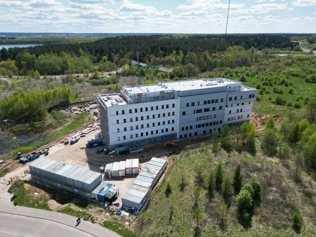 Trwa budowa ogromnej siedziby Polskiej Akademii Nauk w Olsztynie nauka Olsztyn, Wiadomości, zShowcase