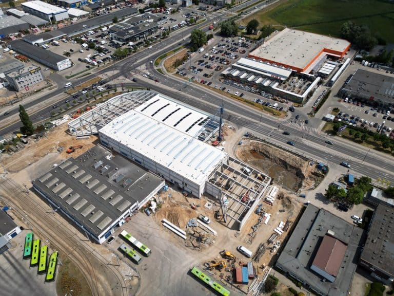 Rewolucja w zajezdni przy ul. Kołobrzeskiej. Zaglądamy na plac budowy