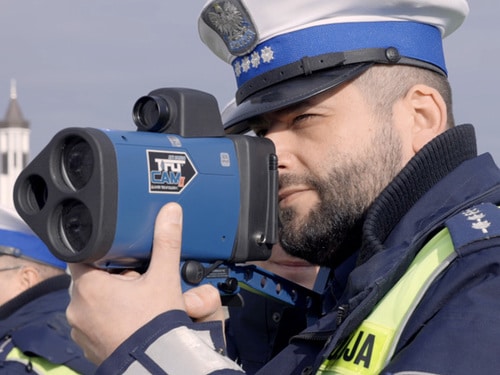 Przestrzegaj prędkości! Policja włączyła się do działań 'prędkość' w Braniewie Na sygnale Braniewo