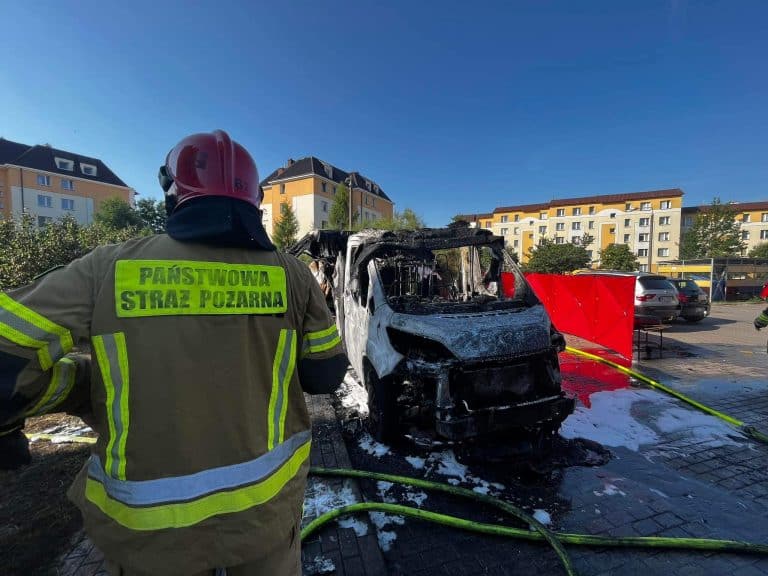 Tragiczny urlop: dwie osoby spłonęły w kamperze