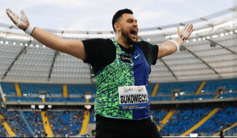 Bukowiecki z medalem mistrzostw Polski w pchnięciu kulą