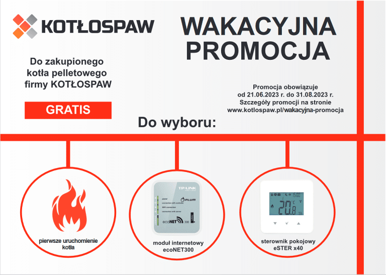 Tylko do końca wakacji promocja na wymianę kotła!