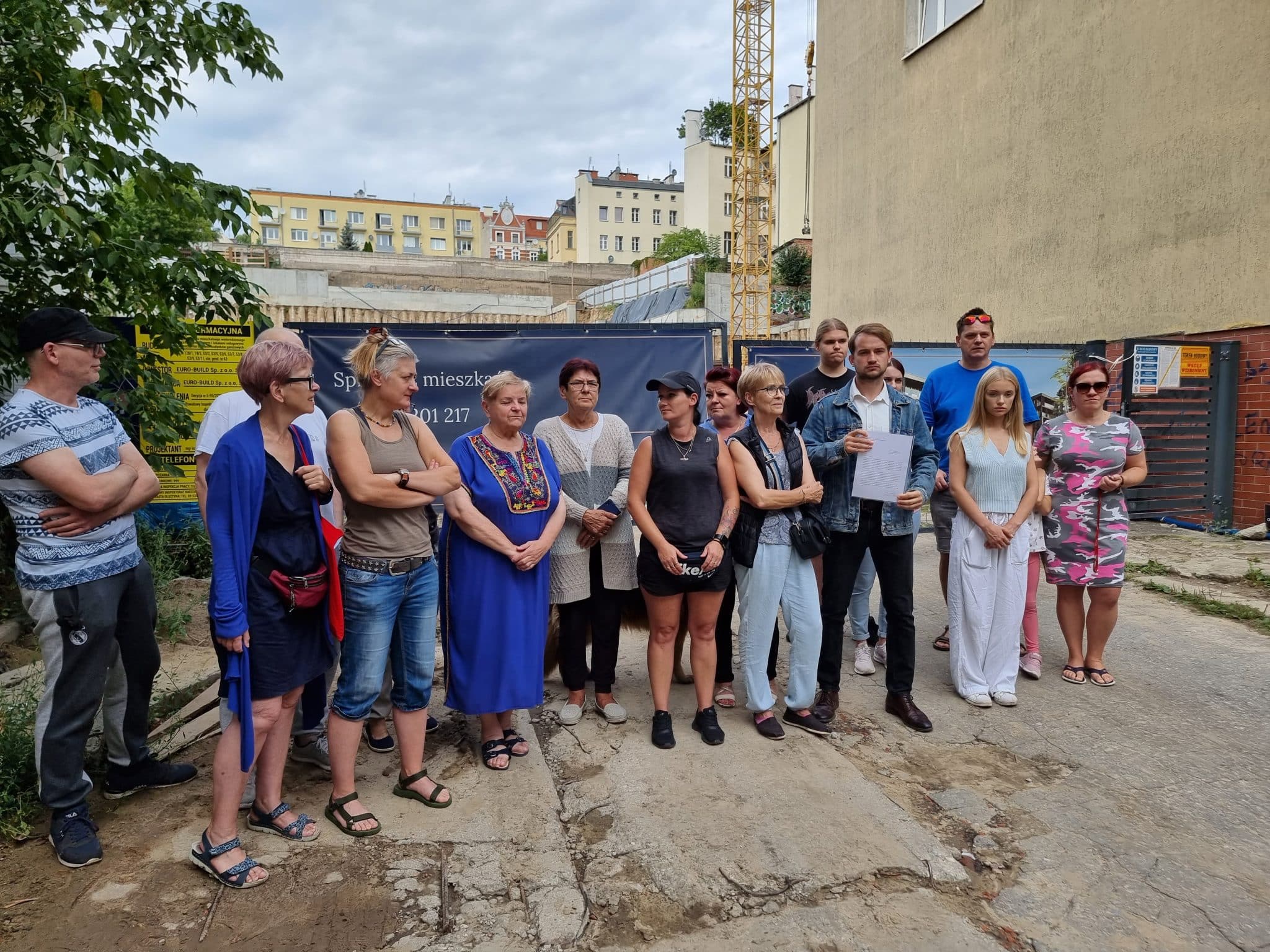 Mieszkańcy mówią: "Dość!". Protest w centrum Olsztyna protest Wiadomości