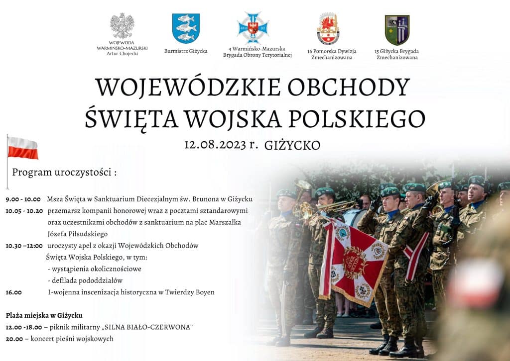 Mieszkańcy Warmii i Mazur będą obchodzić Święto Wojska Polskiego obchody Wiadomości, zShowcase