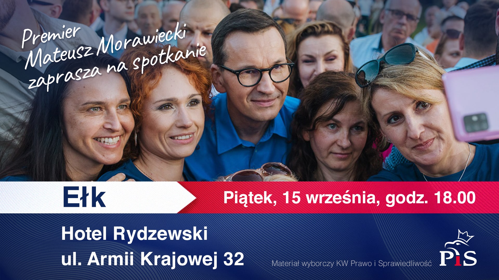 Premier Mateusz Morawiecki spotka się z mieszkańcami Ełku polityka Olsztyn, Wiadomości, zShowcase