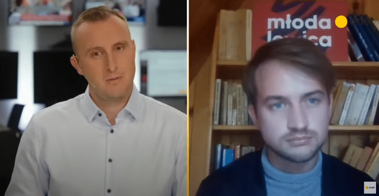 Młody kandydat z Olsztyna podbija krajowe media. Łukasz Michnik zyskuje na popularność