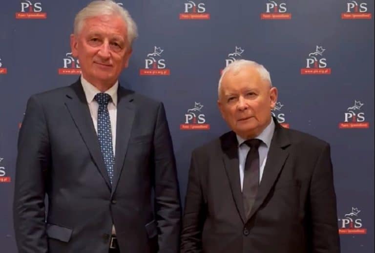 Jarosław Kaczyński poparł kandydata z Olsztyna do Senatu. Pomoże wybudować nowy szpital