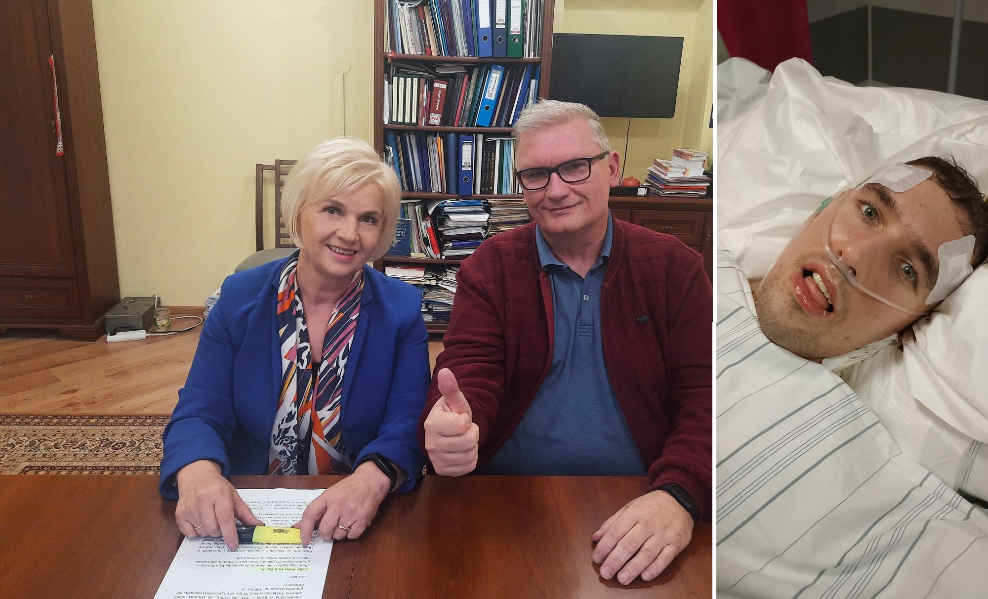 Walczący z chorobą Filip z Olsztyna ma szansę na nowe życie. Senator Staroń prosi o wsparcie zdrowie Olsztyn, Wiadomości