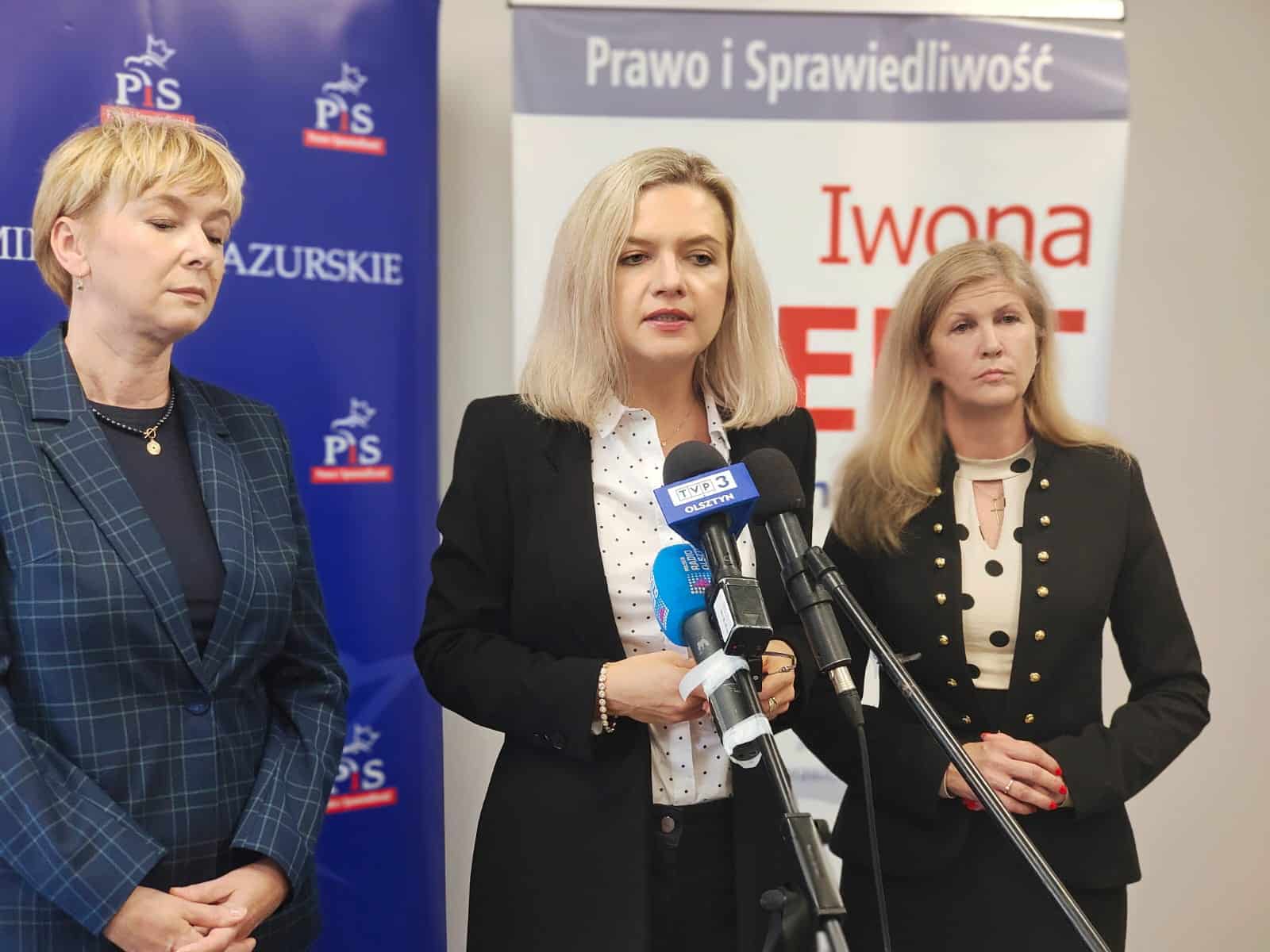 Bezpieczeństwo kobiet w Polsce? Iwona Arent i koleżanki z PiS przedstawiają plany polityka Olsztyn, Wiadomości