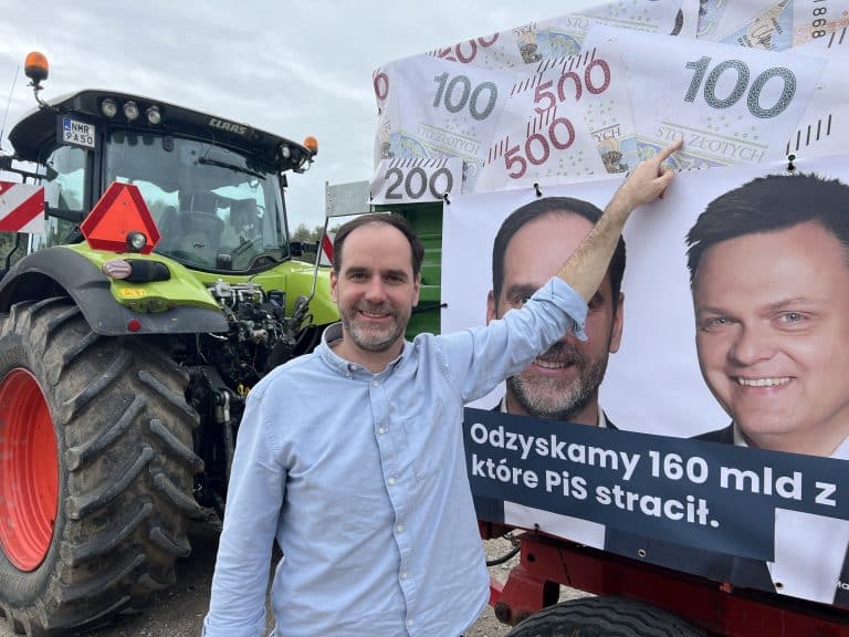 Niemczycki w trasie, zbliża się do Olsztyna ze 160 mld zł na przyczepie