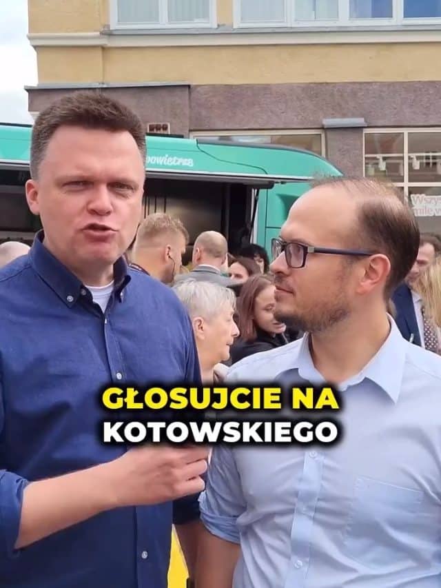 Marcin Kotowski ma poparcie Szymona Hołowni