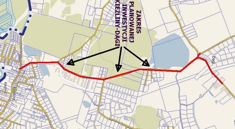 Rozpoczęła się przebudowa drogi Kieźliny &ndash; Dągi. Rozładuje korki pod Olsztynem?