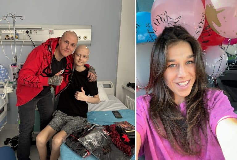 Joanna Jędrzejczyk i Szpaku w olsztyńskim szpitalu dziecięcym