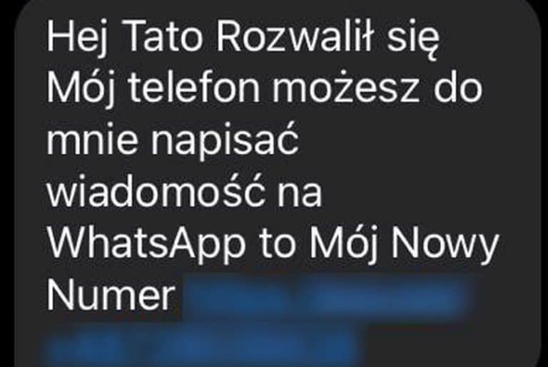 SMS o uszkodzonym telefonie – nowa metoda oszustów na celowniku policji