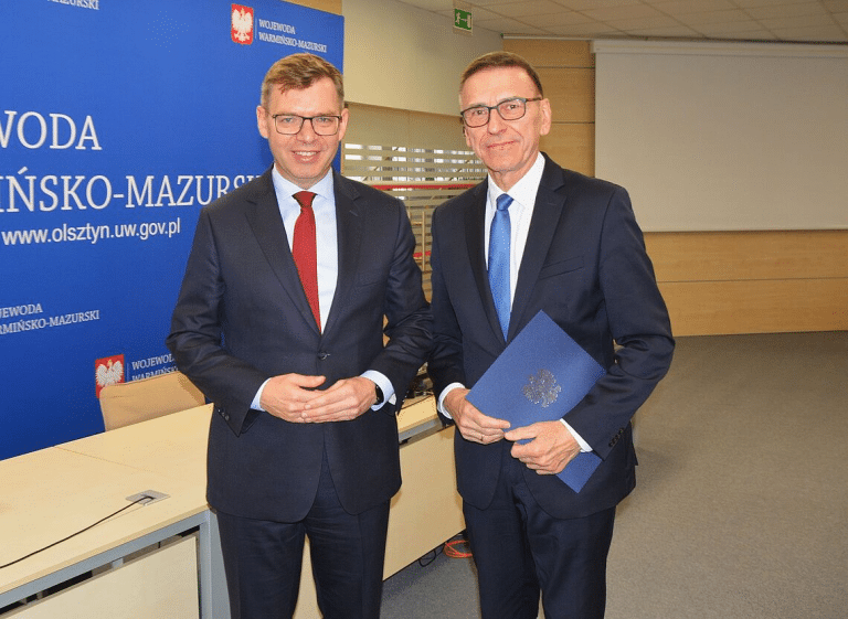 Były wojewoda podziękował prezydentowi Olsztyna za wsp&oacute;łpracę i wsparcie samorząd&oacute;w