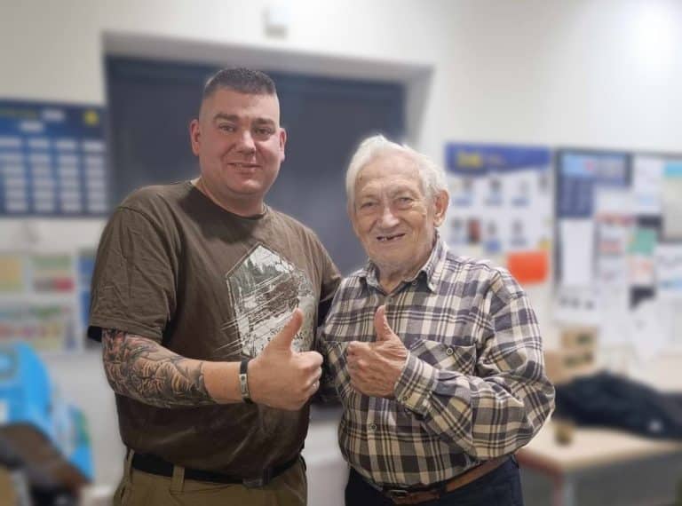 Bartąski strażak uratował starszego mężczyznę