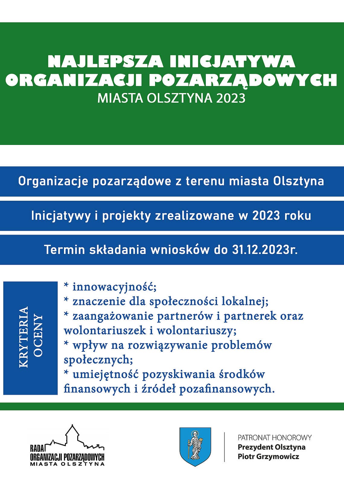 Walka o tytuł najciekawszej inicjatywy w Olsztynie: Kto w tym roku okaże się liderem zmian społecznych? społeczeństwo Olsztyn, Wiadomości, zShowcase