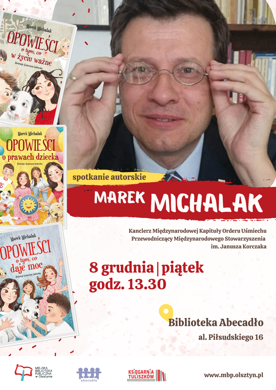 Spotkanie z Markiem Michalakiem: dziecięca literatura na straży praw młodych czytelników kultura Olsztyn, Wiadomości, zShowcase