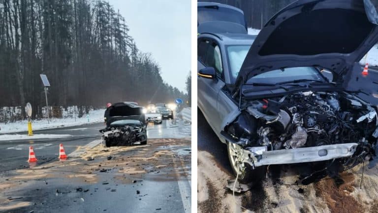 Weekend na drogach Olsztyna: wielokrotne kolizje i kierowca bez uprawnień za k&oacute;łkiem