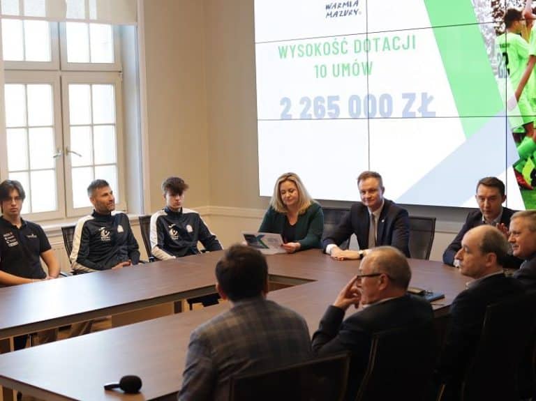 Samorząd Warmii i Mazur wspiera młode sportowe talenty