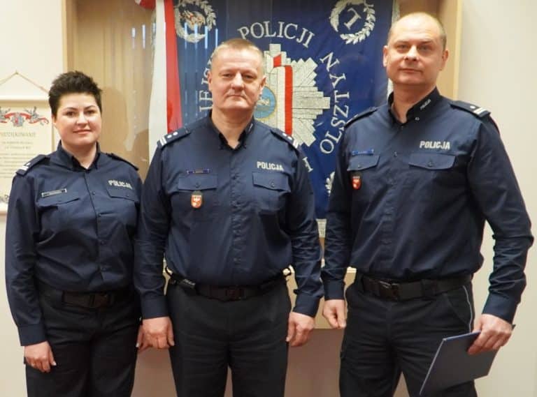 Uroczyste przekazanie obowiązk&oacute;w nowemu I zastępcy komendanta miejskiego w Olsztynie