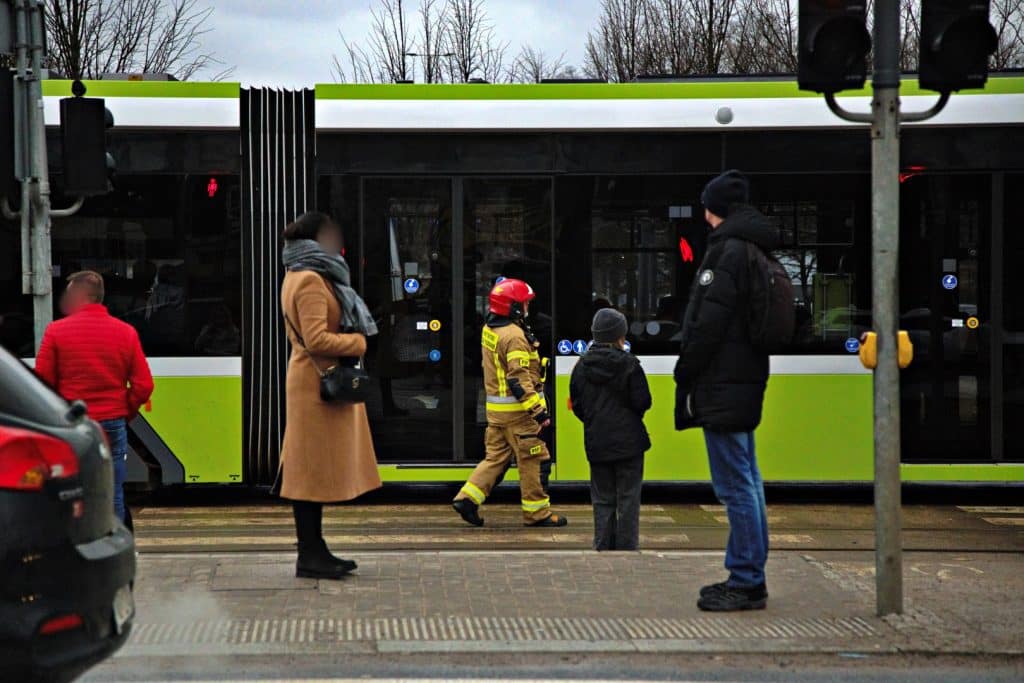 Potrącenie przez tramwaj pod Galerią Warmińską tramwaje Olsztyn, Wiadomości, zShowcase