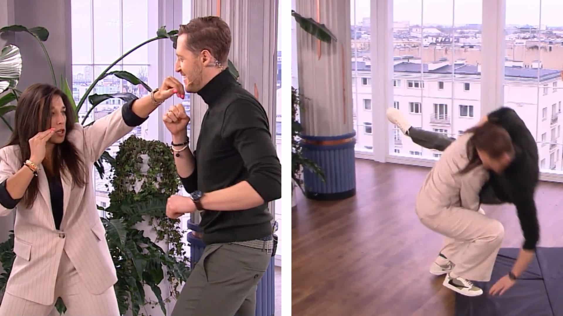 Joanna Jędrzejczyk żartuje w studiu TVN, zabawne sytuacje.