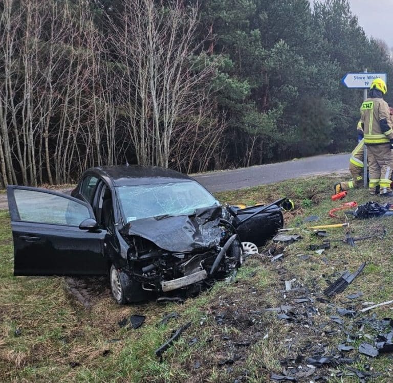 Wypadek na trasie Barczewo&ndash;Jeziorany. Cztery osoby w szpitalu