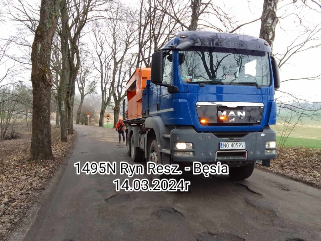 Wiosenna ofensywa remontowa na drogach powiatowych ruch drogowy Olsztyn, Wiadomości, zShowcase