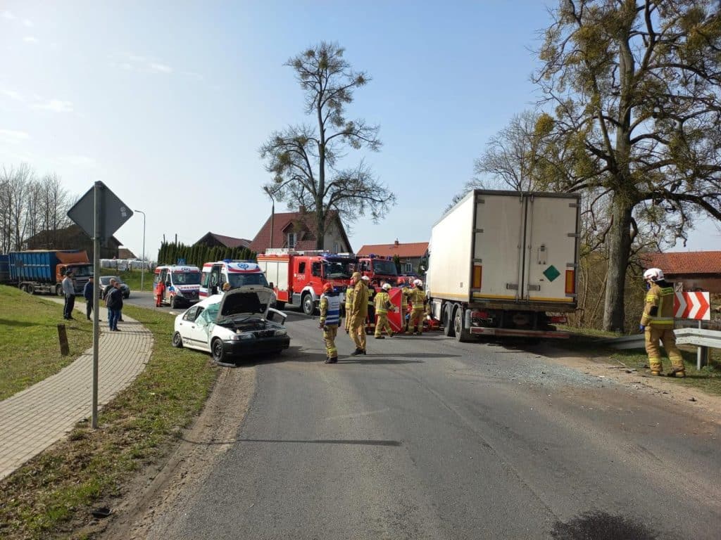Tragiczny wypadek. Nie żyje 19-latek ruch drogowy Ostróda, Wiadomości, zShowcase