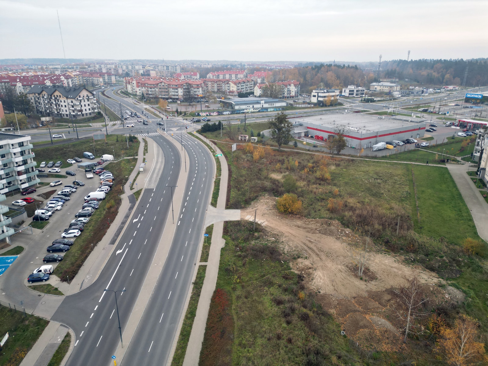 Nowy zjazd na osiedlu Generałów wstępem do większych inwestycji ruch drogowy Nidzica, Wiadomości, zShowcase