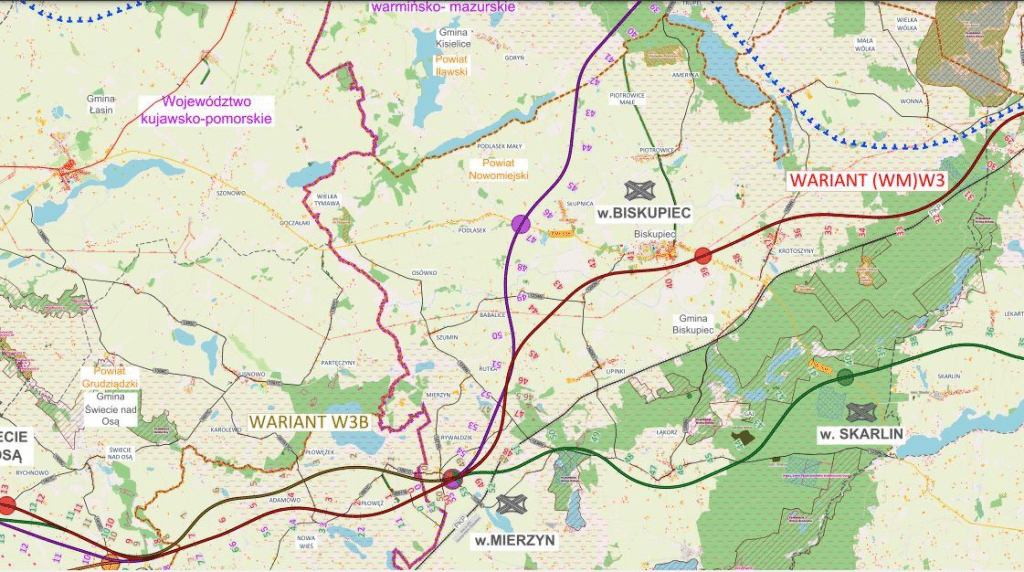Którędy zostanie poprowadzona droga, która połączy Warmię i Mazury z autostradą A1? ruch drogowy Olsztyn, Wiadomości, zShowcase