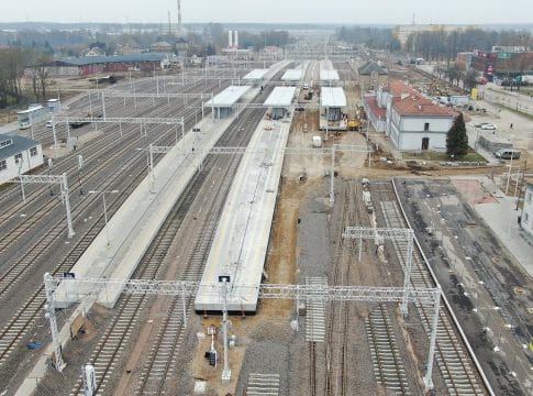 stacja kolejowa w Ełku